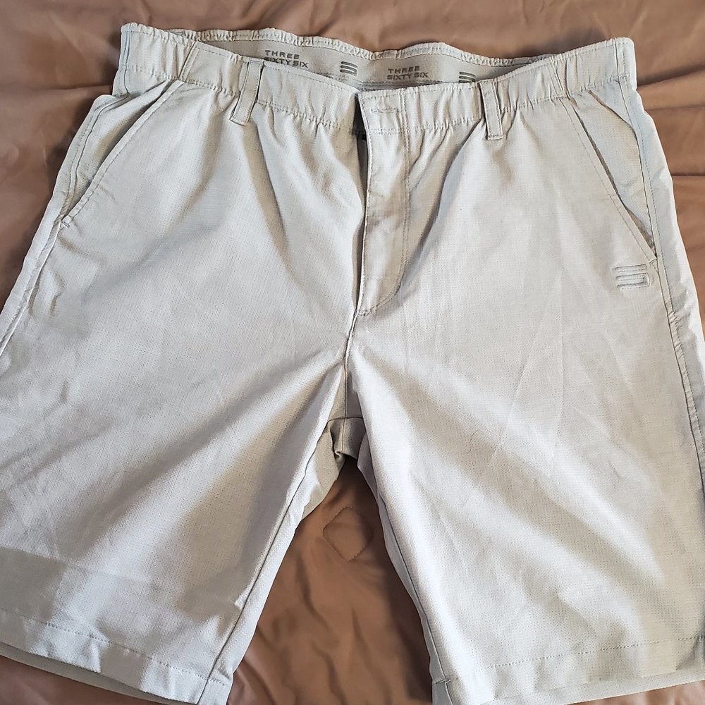 NWOT - Three Sixty Six Gold Shorts - 36